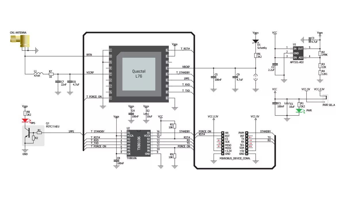 Gps своими руками схема LibStock - GNSS 2 Click