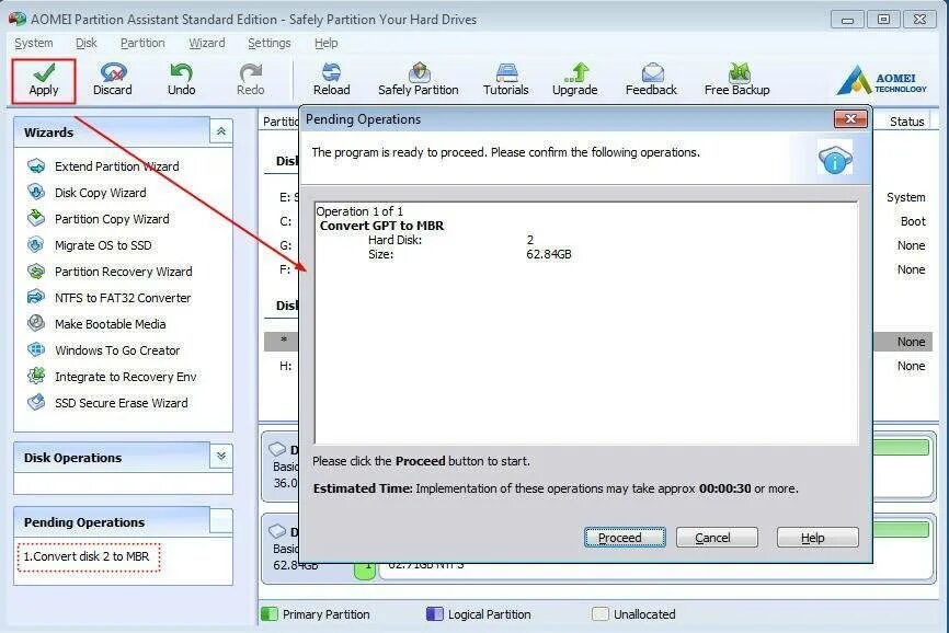 Gpt работа с фото Как преобразовать диск gpt в mbr или mbr в gpt