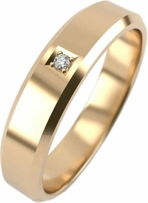 Graf кольцов ул кирова 73 фото Золотое обручальное кольцо Graf Кольцов L-41-1BR/ZH с бриллиантом - купить в инт