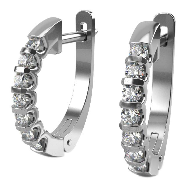 Graf кольцов ул кирова 73 фото Серьги из белого золота с фианитом Graf Кольцов DN-S49-14F/B - купить в Москве, 