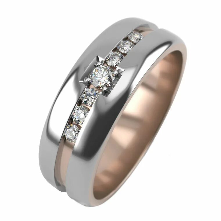 Graf кольцов ул кирова 73 фото Кольцо из красного золота с бриллиантом р. 17 Graf Кольцов EK-1-7BR/BK - купить 