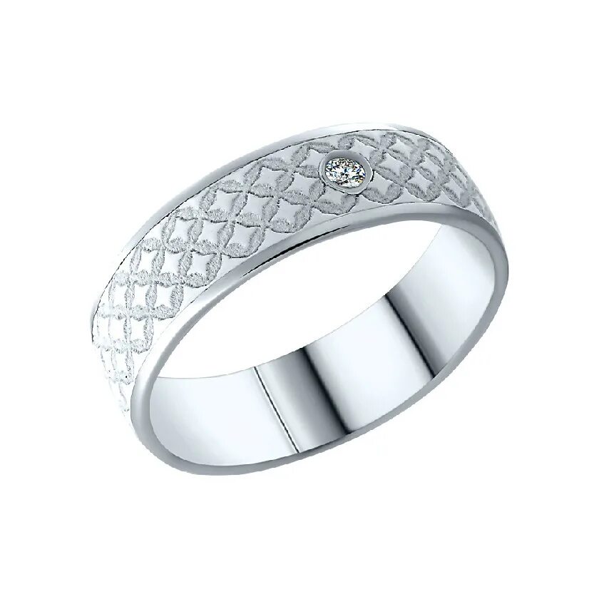 Graf кольцов ул кирова 73 пенза фото Кольцо обручальное из серебра GRAF КОЛЬЦОВ ГК-10ж-1ф/с, купить в магазине "Рубин