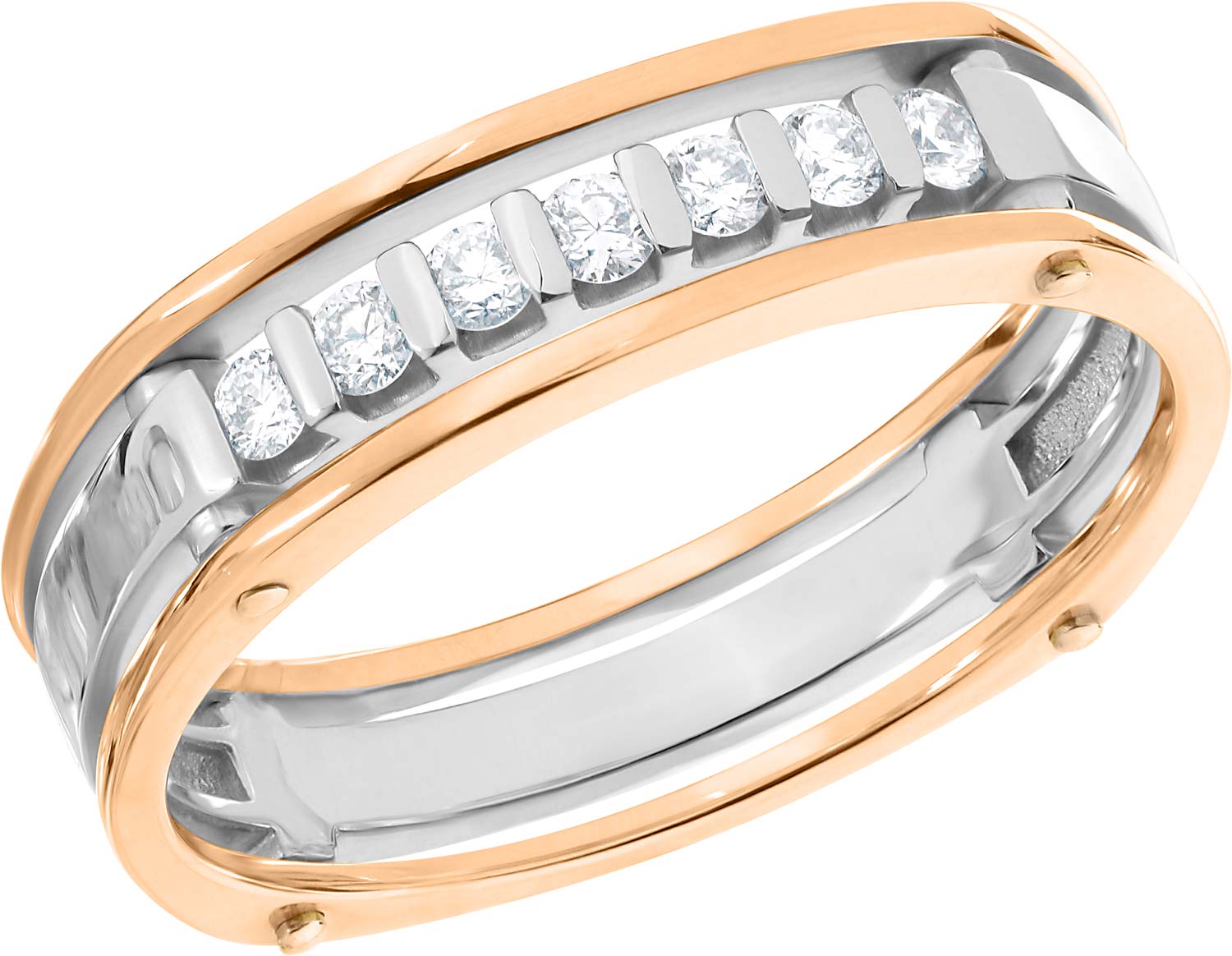 Graf кольцов ул кирова 73 пенза фото Золотое обручальное кольцо GRAF КОЛЬЦОВ DN-K41-7BR/BK с бриллиантами - купить в 