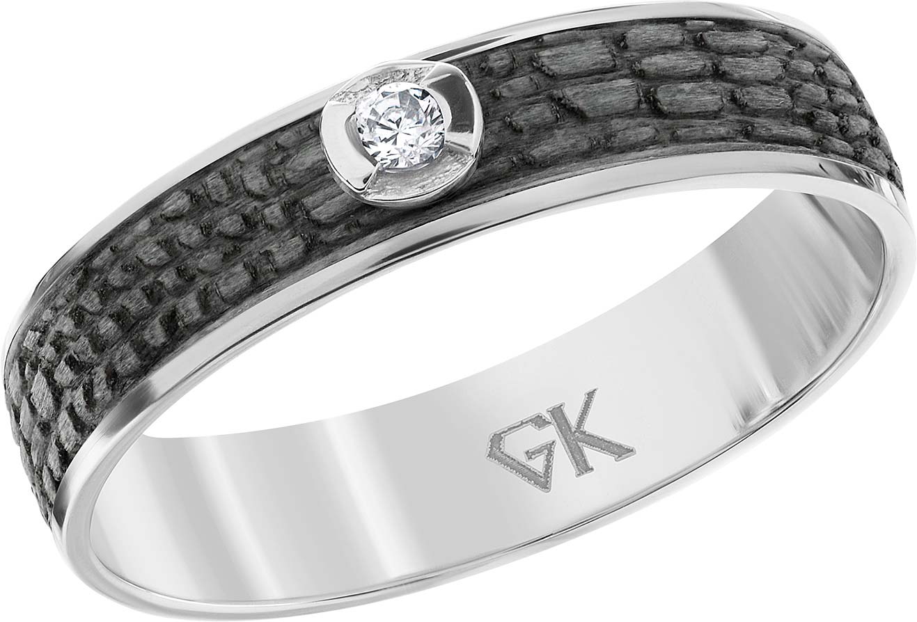 Graf кольцов ул кирова 73 пенза фото Серебряное обручальное парное кольцо GRAF КОЛЬЦОВ KRBs-4-1f/s с фианитом - купит