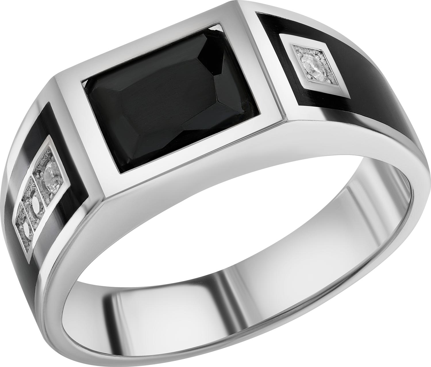 Graf кольцов ул кирова 73 пенза фото Мужской серебряный перстень GRAF КОЛЬЦОВ PN-k1/s с фианитами - купить в AllTime.