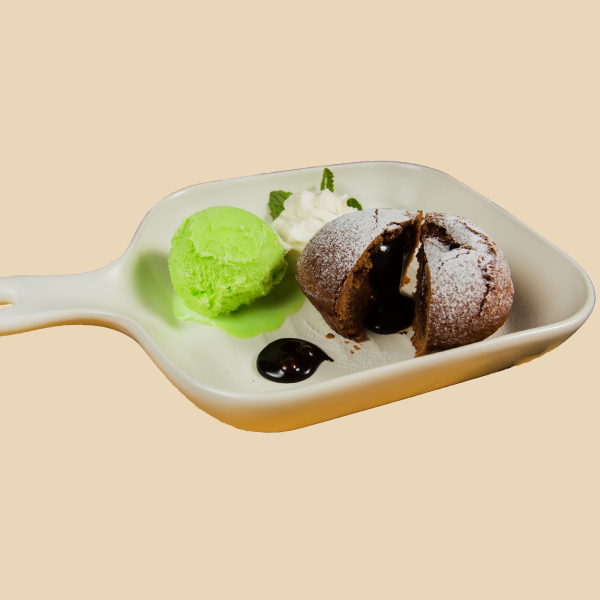 Granat new ул карла маркса 29 фото Шоколадный фондан с шариком фисташкового мороженого