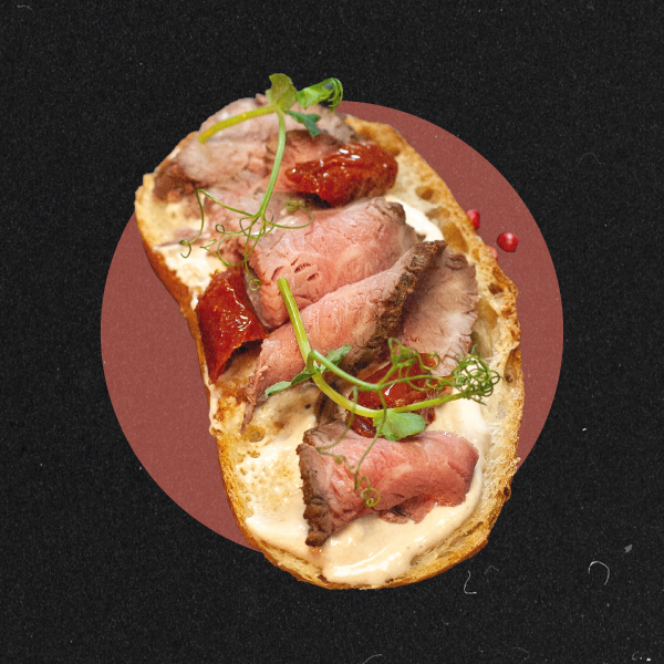 Granat new ул карла маркса 29 фото Брускетта с ростбифом