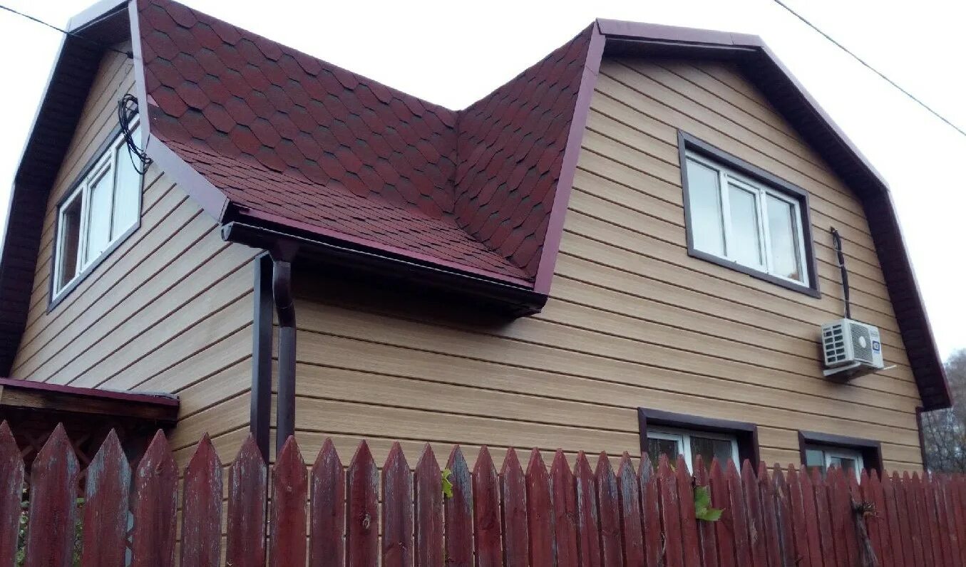 Grand line сельский поселок дружный 1 фото Natural-Брус Сайдинг Grand Line 3,0 Tundra Рябина