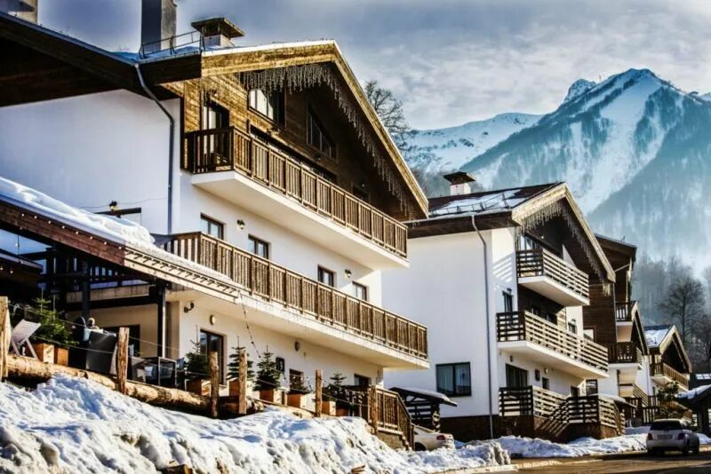 Grandway на красной поляне фото снаружи Туры в отель РОЗА ШАЛЕ 3* в Красной Поляне, Россия - цены, фото, отзывы