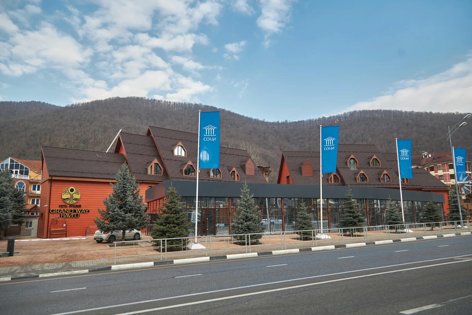 Grandway на красной поляне фото снаружи Проекты - Grand Way Haveli