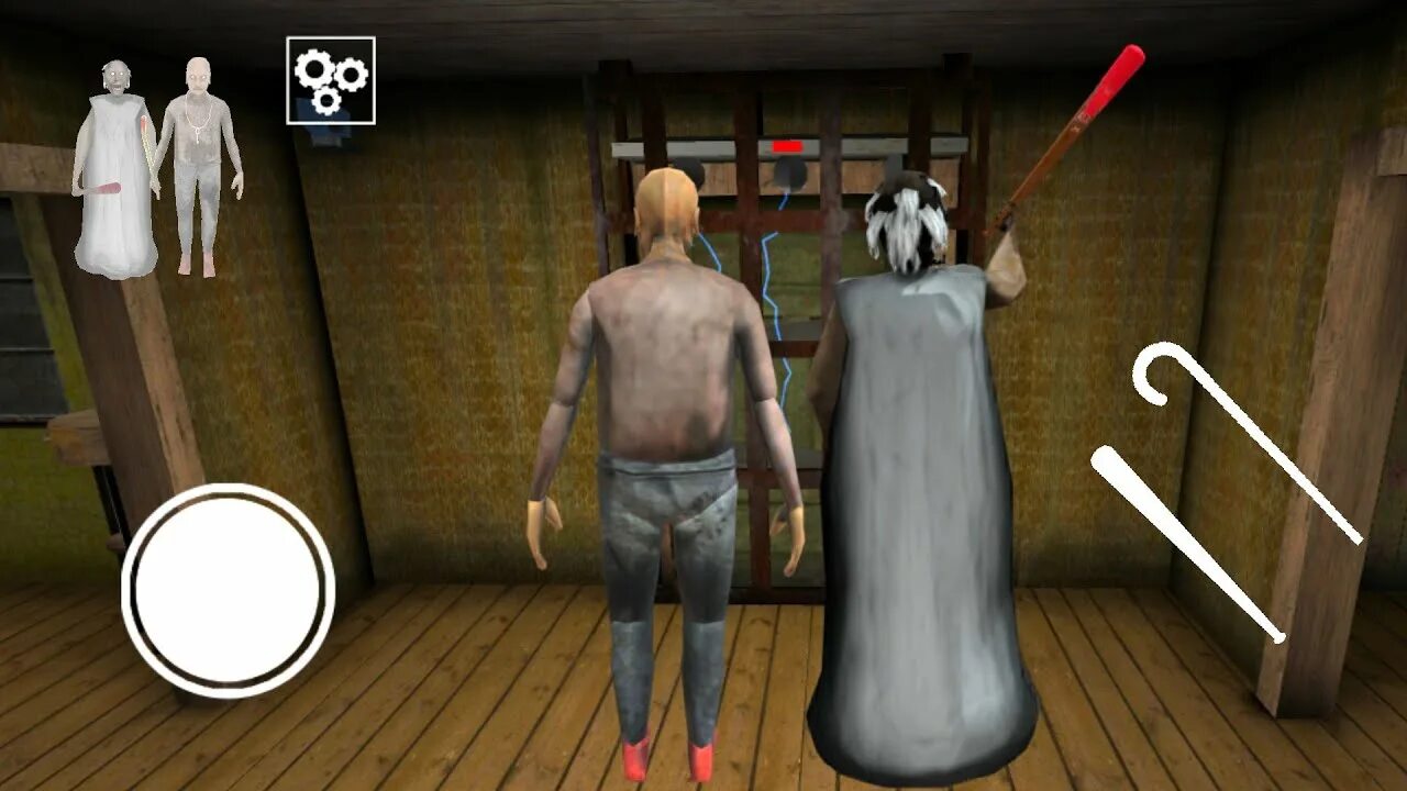 Granny игра фото Playing as Granny & Grandpa in Granny 2 Door Escape Mod Manu Full Gameplay Grann