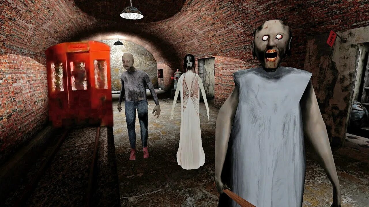 Granny игра фото GRANNY 3 LA NOUVELLE FIN AVEC LE TRAIN !!! #5 (FIN) - YouTube