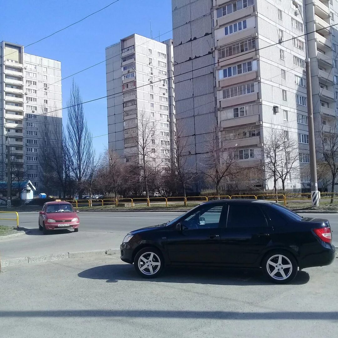 Granta первомайская ул 16 фото Proma ЛЕМАН Неро и Tigar Syneris R16 - Lada Гранта, 1,6 л, 2014 года колёсные ди
