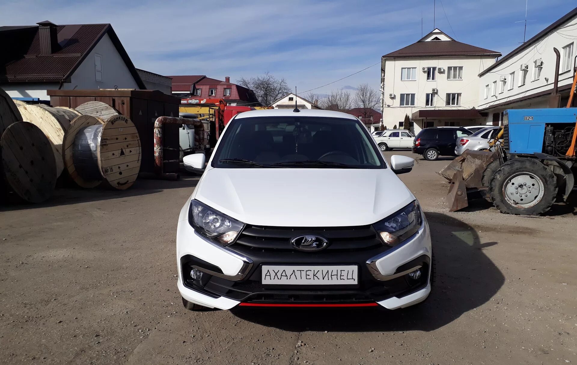 Granta первомайская ул 16 фото Передний бампер. Свершилось! - Lada Гранта (2G) FL, 1,6 л, 2019 года стайлинг DR