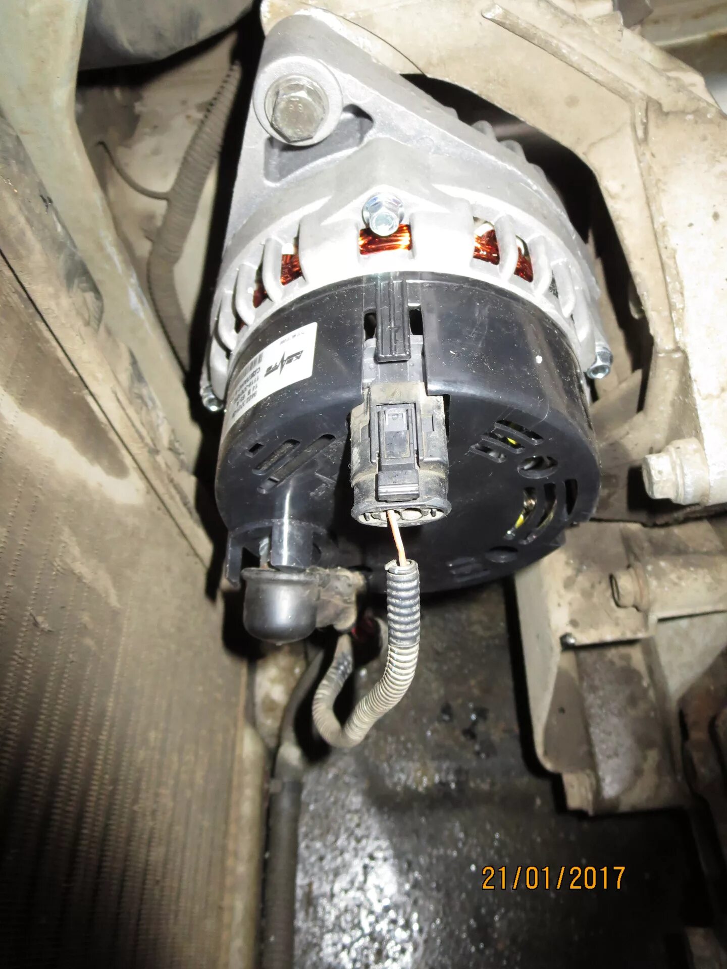 Granta подключение генератора Установил новый генератор 85а - Lada Калина седан, 1,6 л, 2007 года наблюдение D