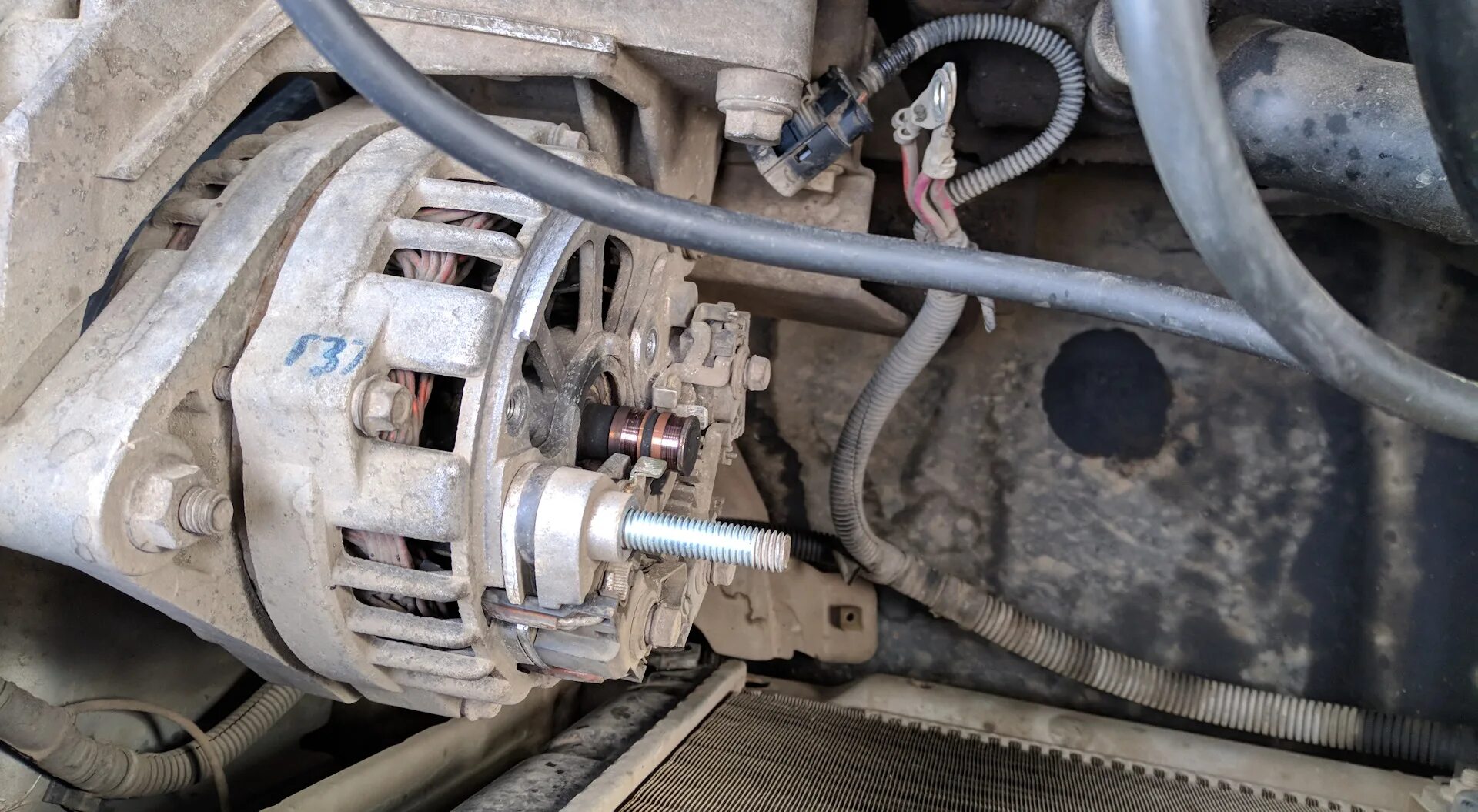 Granta подключение генератора Победа над просадками, замена реле генератора - Lada Калина хэтчбек, 1,6 л, 2009