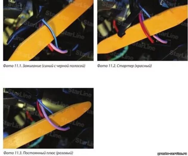 Granta точки подключения сигнализации Инструкция по установке сигнализации Star Line на Гранту - Lada Гранта, 1,6 л, 2