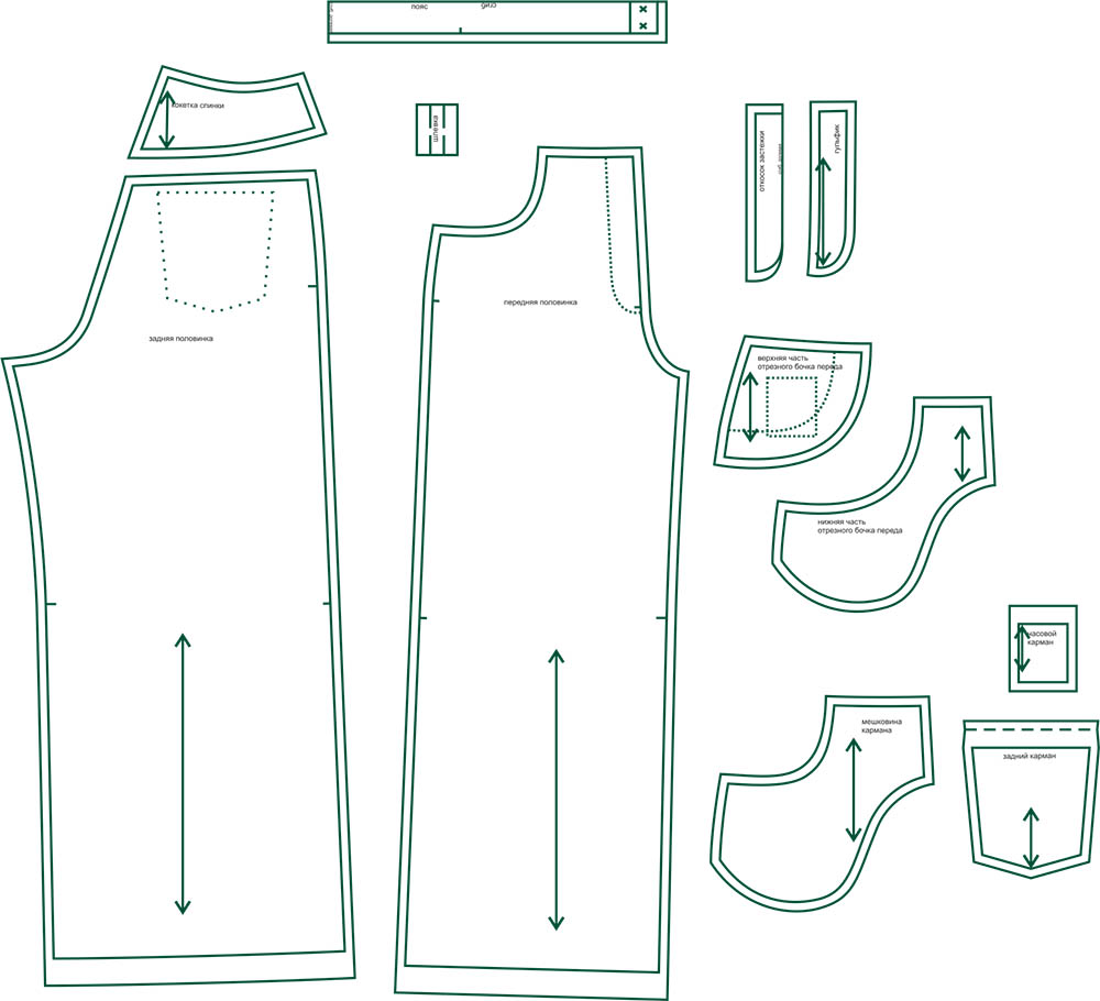 Grasser мужские выкройки Выкройка мужского жилета MJ230221