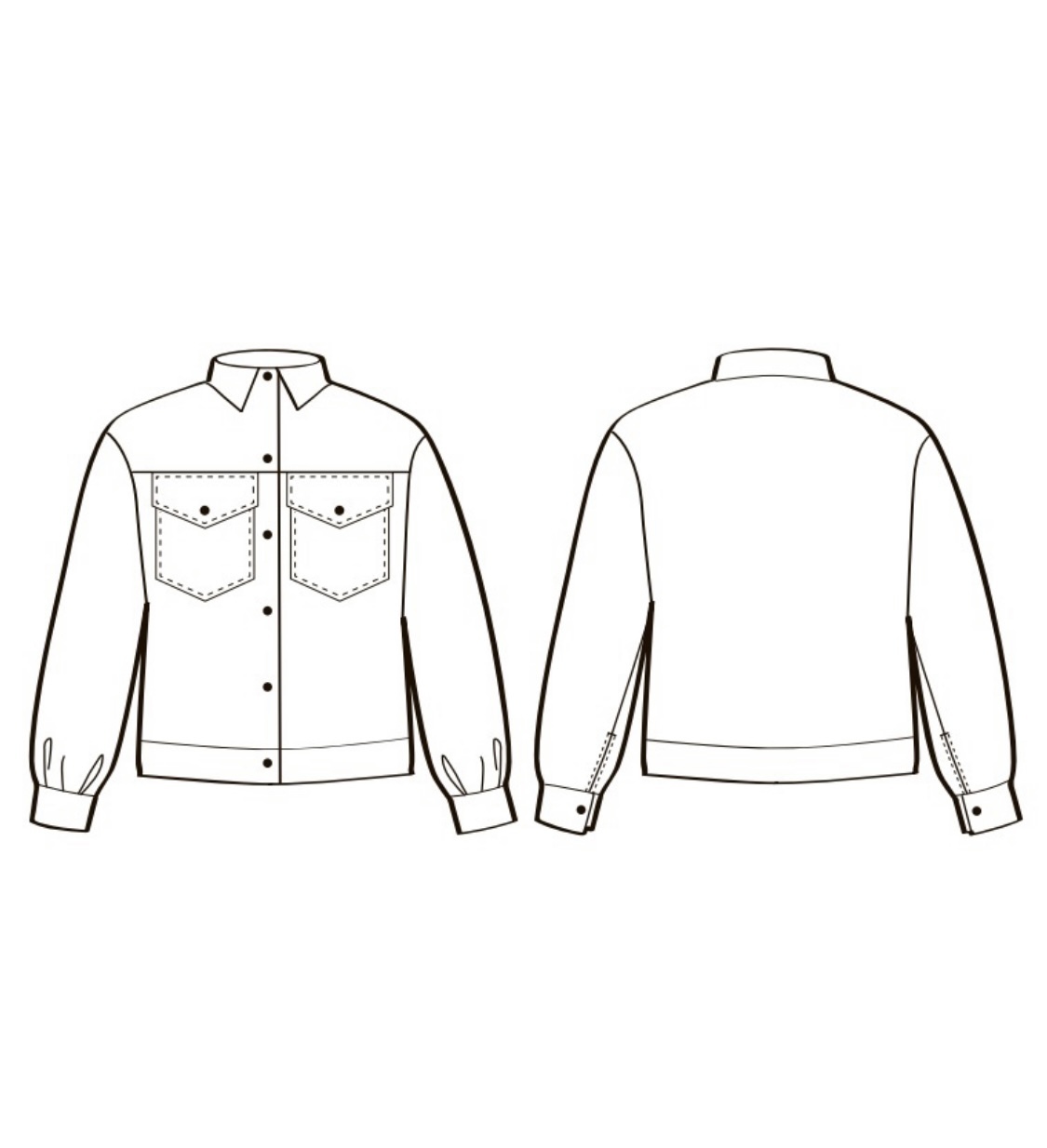 Grasser мужские выкройки Куртка из квадрата выкройка фото