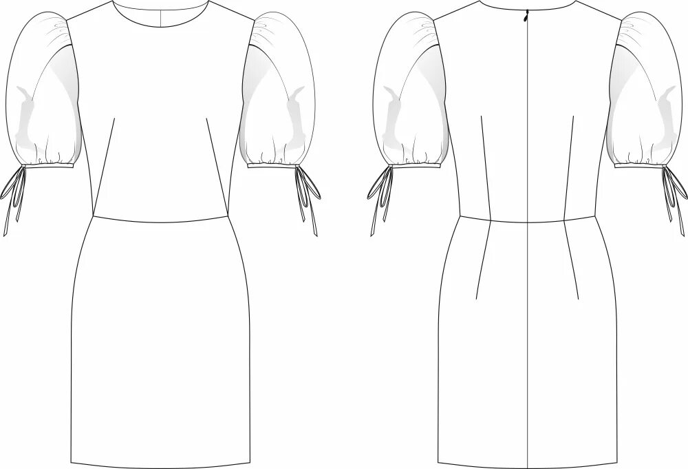 Grasser ru бесплатные выкройки Как сшить платье-футляр. Курортная коллекция "Облака". Фото мастер-класс Шить пр