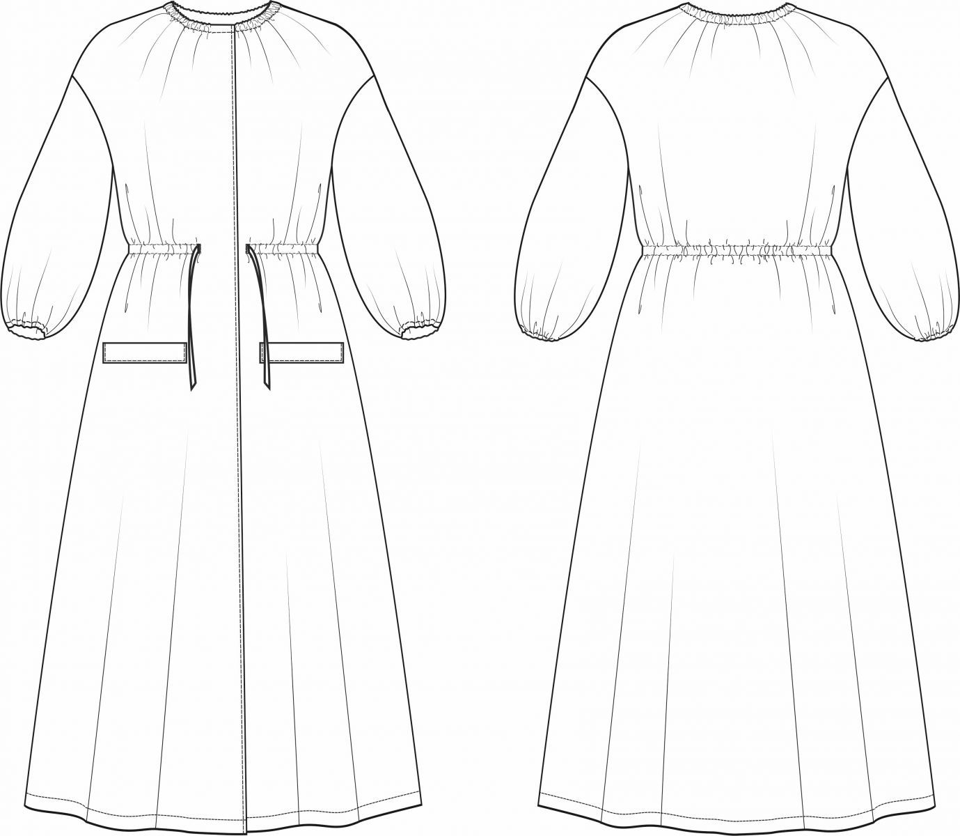 Grasser ru бесплатные выкройки Макинтош 'Джун'. Инструкция по пошиву и печати выкроек Шить просто - Выкройки-Ле