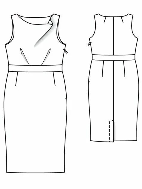 Grasser выкройки бесплатно Sewing Patterns Burda Style BurdaStyle.com Cowl dress, Fashion sewing pattern, F