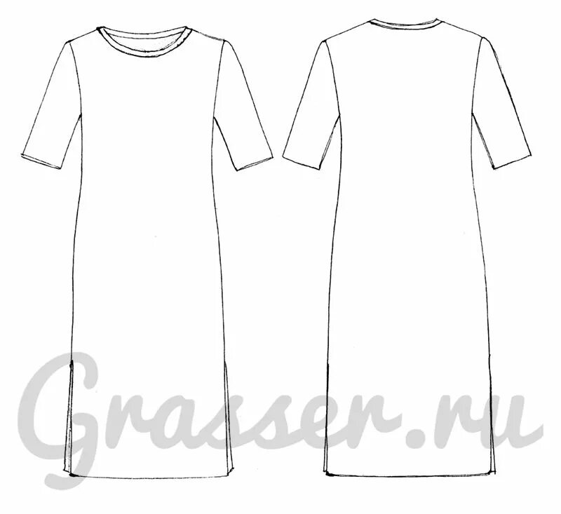 Grasser выкройки купить женской Pin em Fashion technical drawing