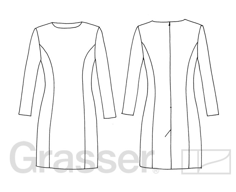 Grasser выкройки купить женской одежды Пин от пользователя elena pawlowa на доске vykrojki Выкройка платья, Классическо