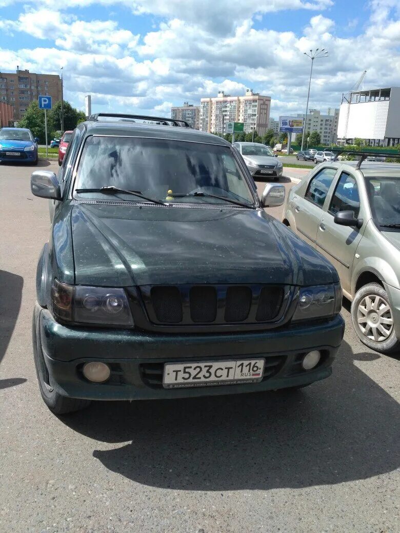 Great wall safe фары тюнинг покраска фар и решетки в черный - Great Wall Safe, 2,3 л, 2008 года тюнинг DRIVE