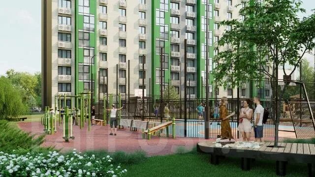 Green хабаровск ул трехгорная ул воронежская фото Однокомнатная квартира в ЖК Green в Хабаровске - Купить 1-комнатная квартиру в Х