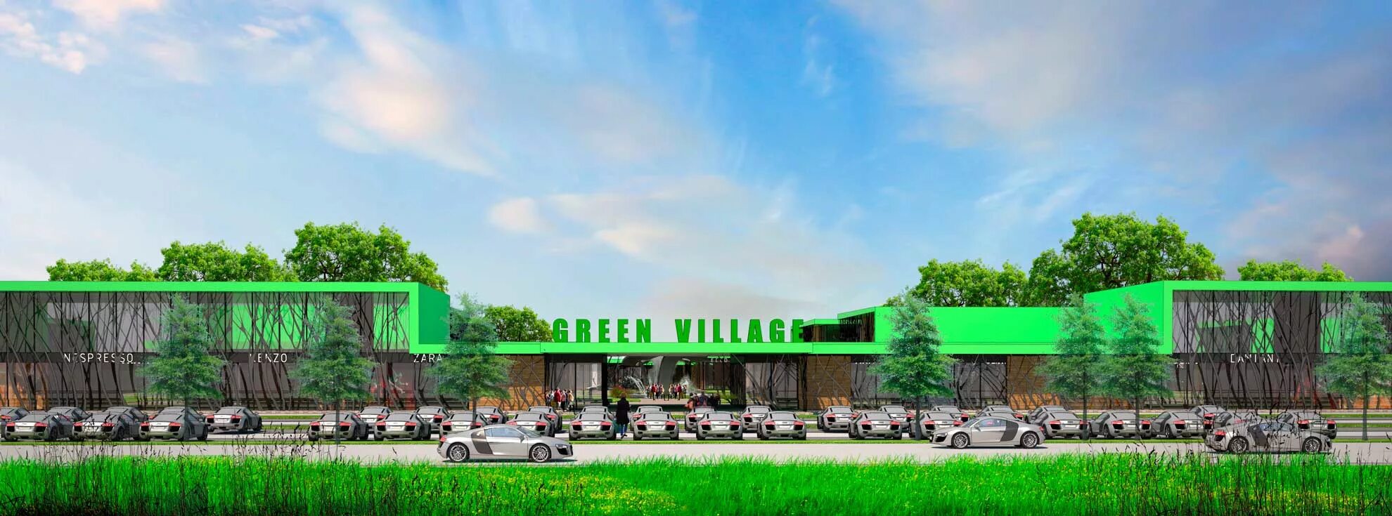 Green land ул ленина 8 фото ТЦ "GREEN VILLAGE" - https://ta.studio
