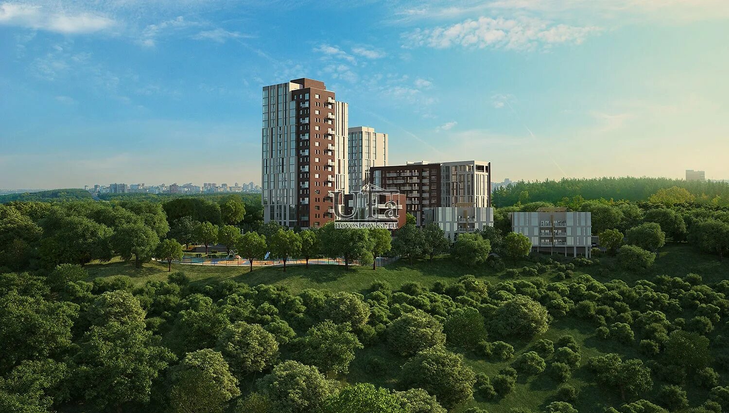 Green park уфа ул менделеева фото ЖК Грин Парк в Уфе от Третий Трест