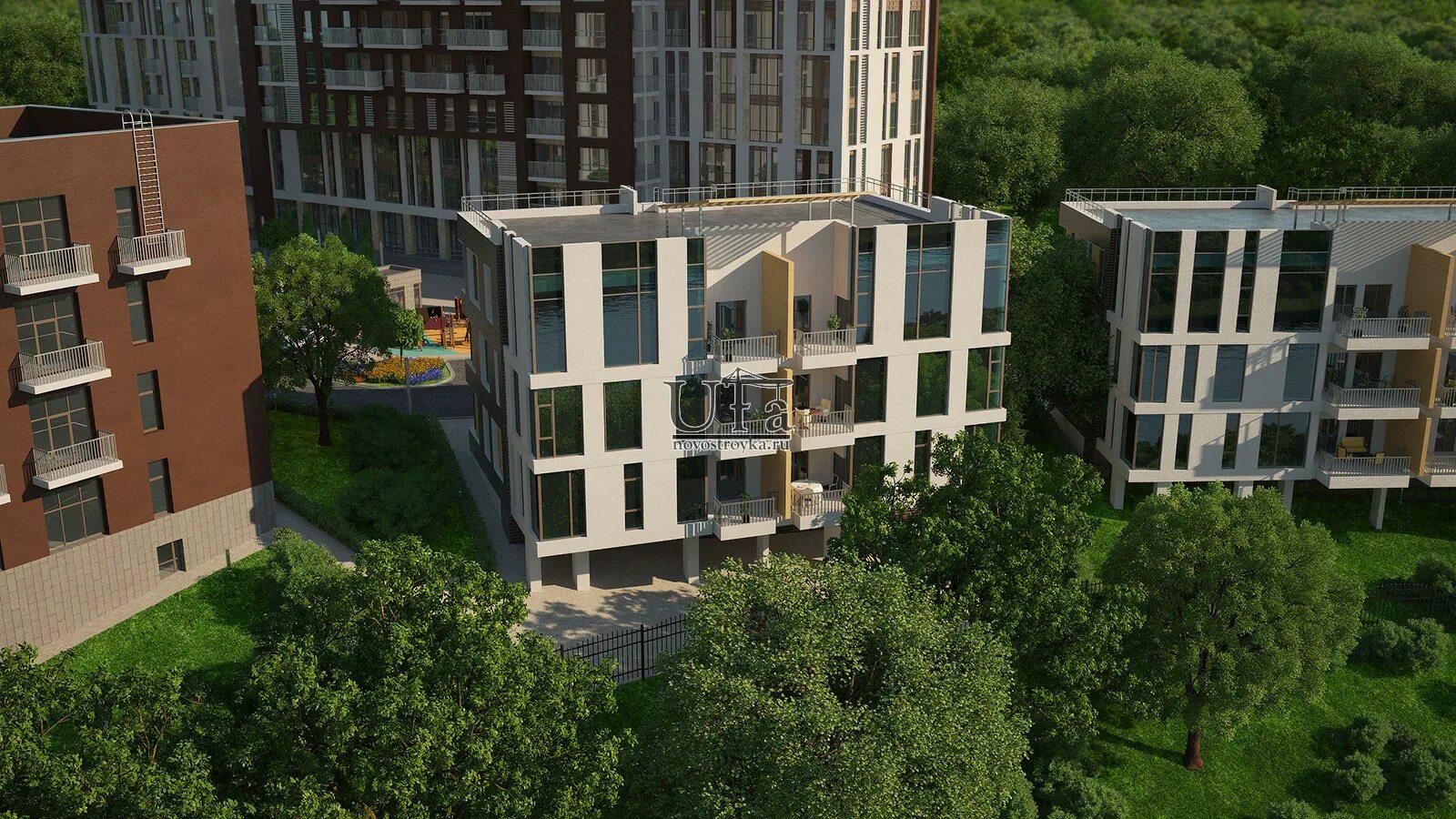 Green park уфа ул менделеева фото ЖК Грин Парк в Уфе от Третий Трест