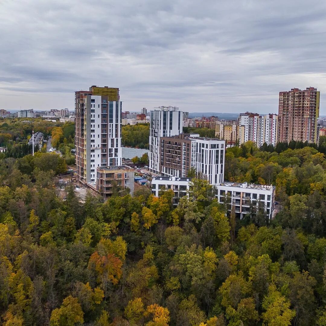 Green park уфа ул менделеева фото Грин Парк в море зелени Фото: michail_prokhorov 2017 Green Park, премиум-дома в 