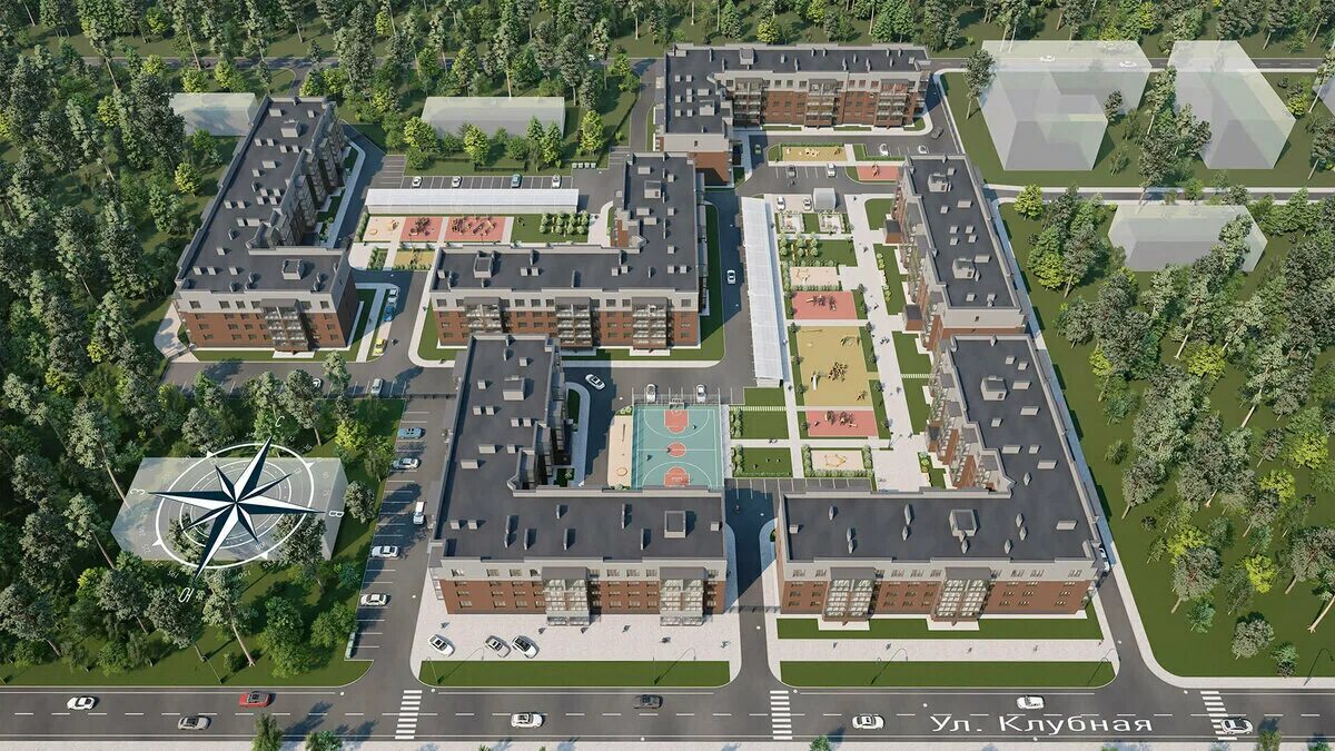 Green park ярославль ул клубная фото Photo: Боровики, housing complex, Yaroslavl, Klubnaya Street - Yandex Maps