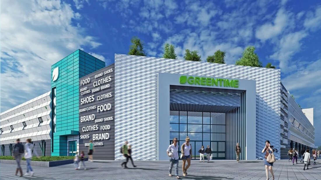 Green рудобельская ул 3 минск фото С эксплуатируемой кровлей и зарядками для электромобилей. В Минске строится новы