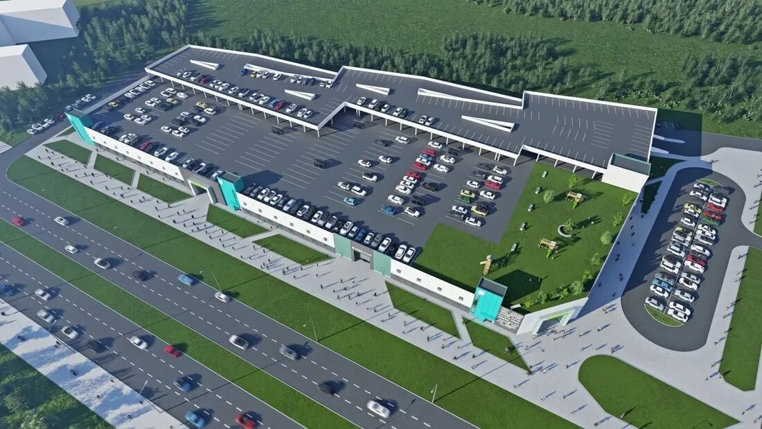 Green рудобельская ул 3 минск фото С эксплуатируемой кровлей и зарядками для электромобилей. В Минске строится новы