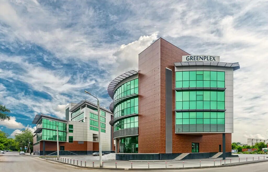 Greenplex российская ул 110 корп 2 фото Greenplex Office Complex Modern Glass