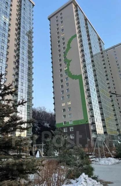 Greenwood владивосток ул зеленый бульвар фото 1-комнатная, улица Зеленый бульвар 25, восток, 25 этажей, 19 этаж, 30,0 кв. м. Ц