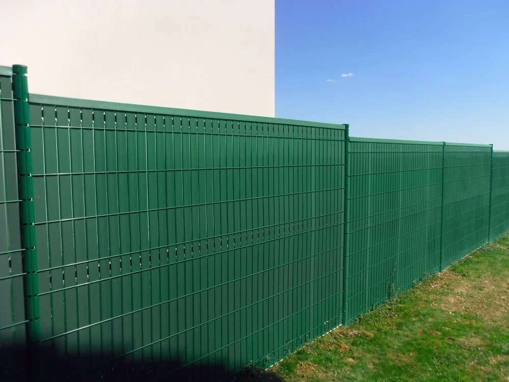 Grillage 15 предмостный микрорайон фото Kit Tanis Lamelles rigides occultantes - Clôture rigide & Grillage