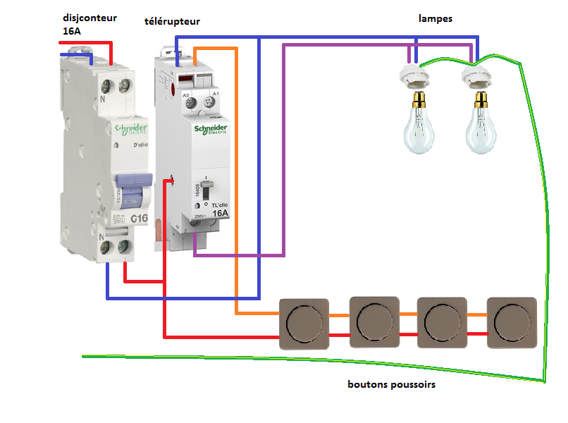 Grow 5000 подключение света Installation of a Unipolar Schneider Telemechanical Switch