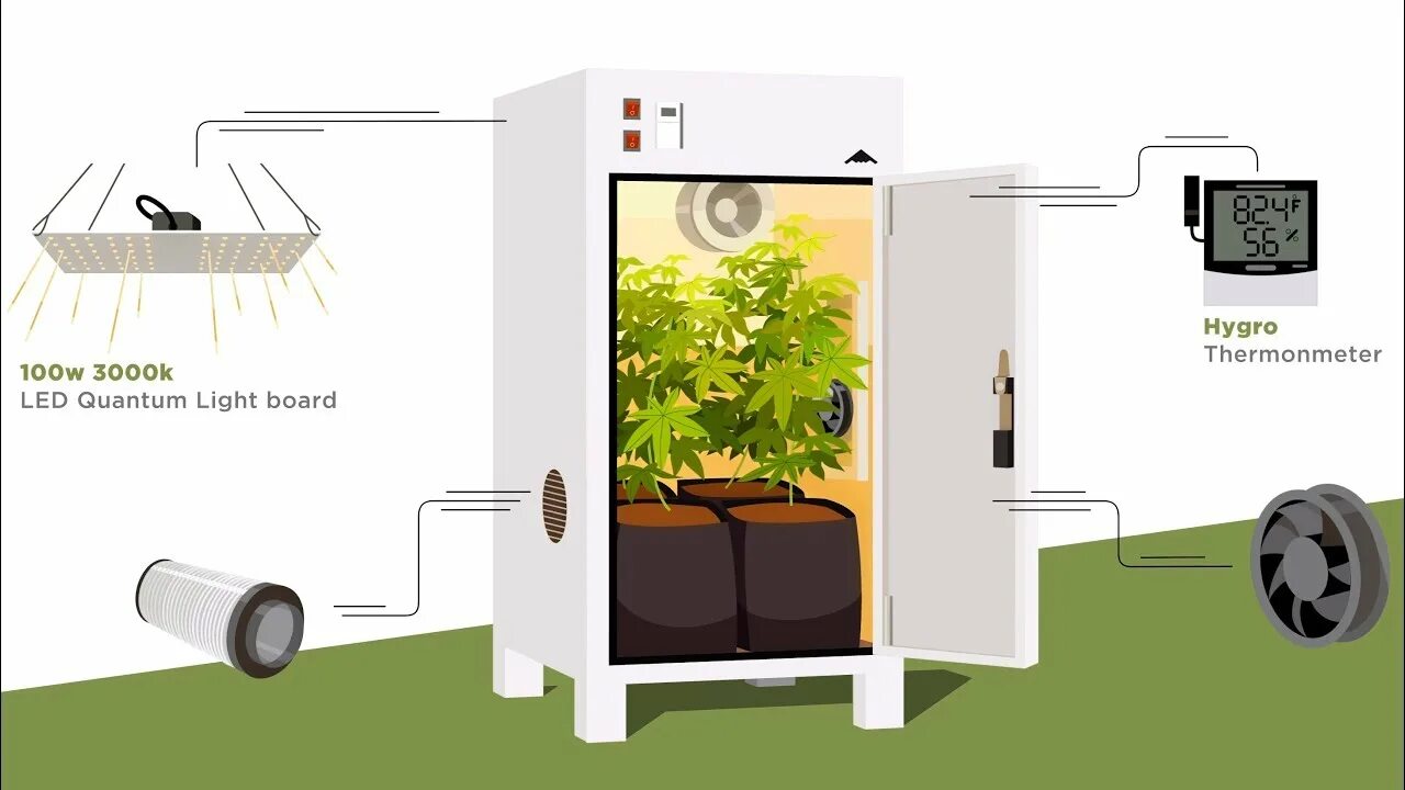 Grow 5000 подключение света How to Grow Weed at Home - Stealthbox Explainer - YouTube