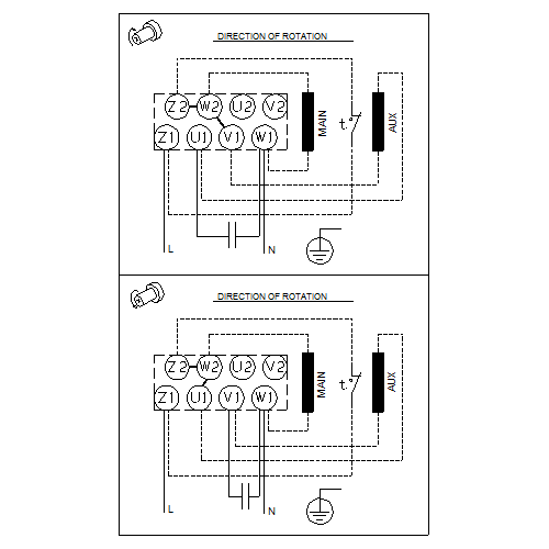 Grundfos насос подключение проводов TP 32-80/4 A-F-A-GQQE - Grundfos TP - ЭКОМАКС