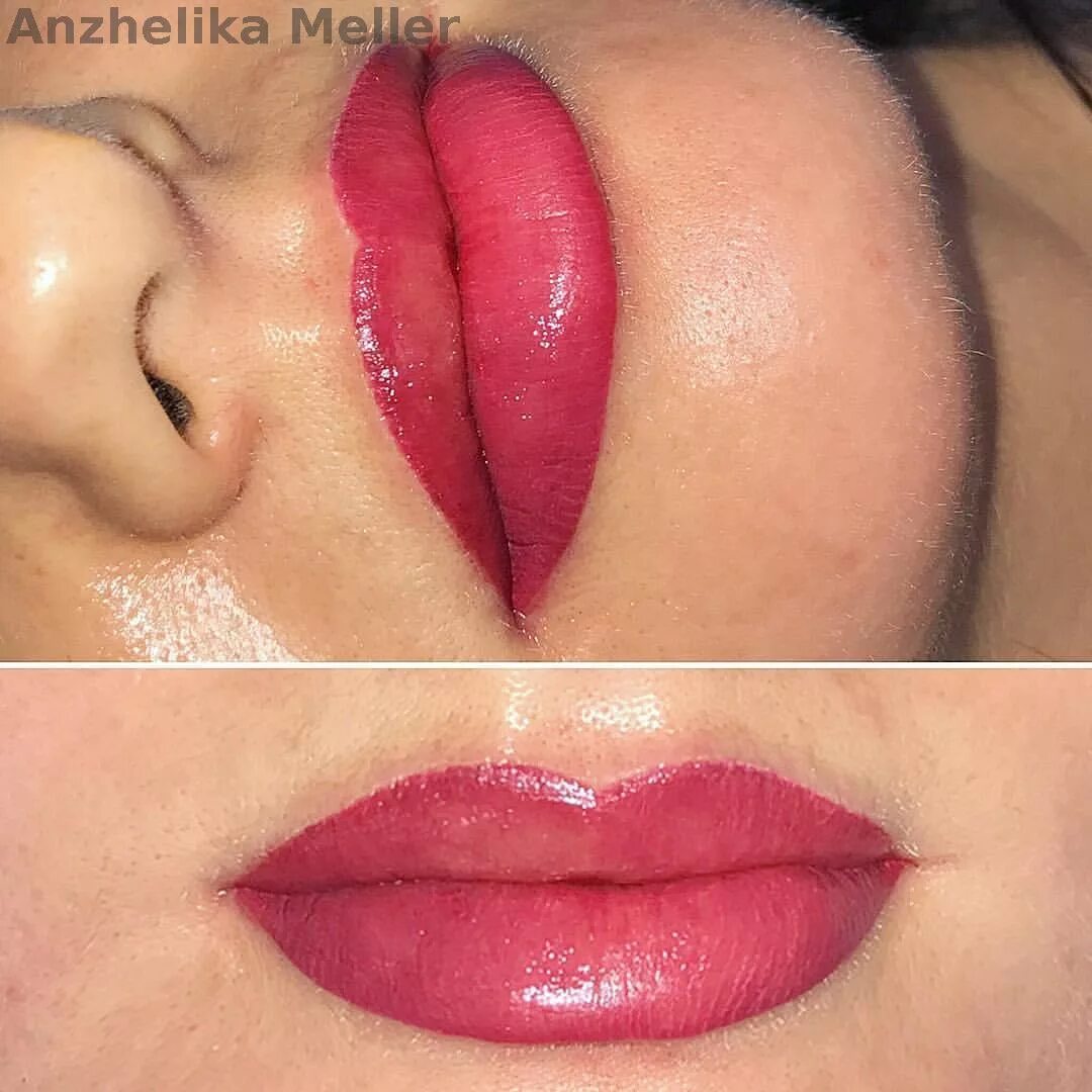 Grushka перманентный макияж ТАТУАЖ ГУБ КОРОЛЕВ