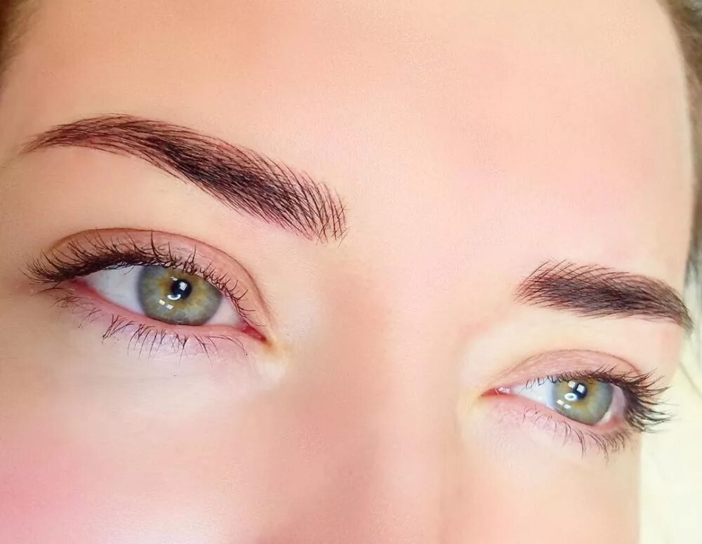 Grushka перманентный макияж бровей Татуаж