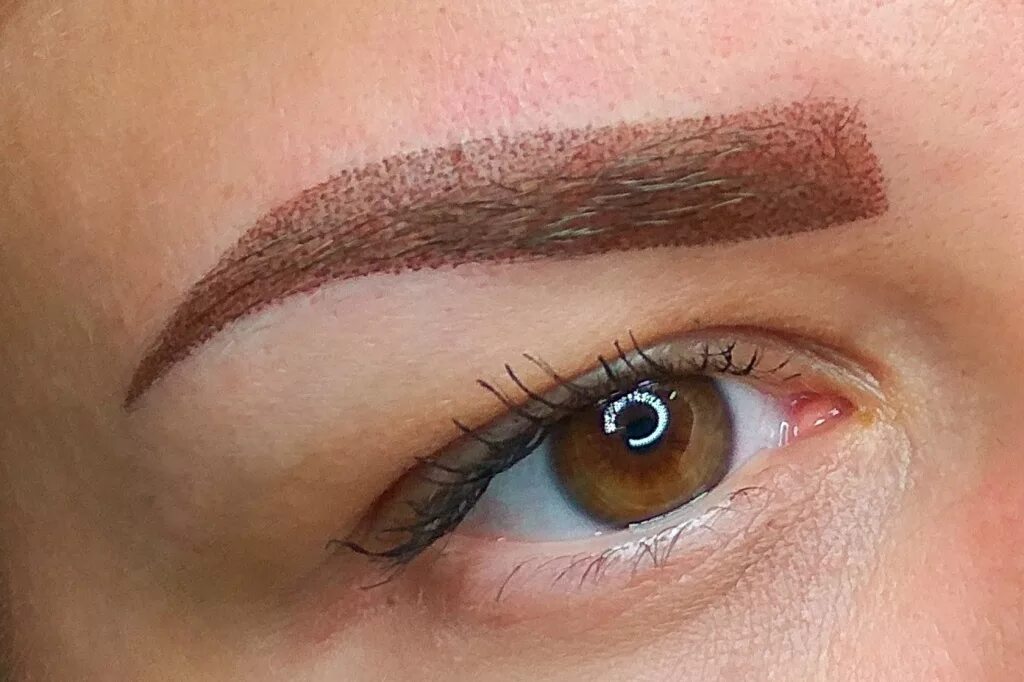 Grushka перманентный макияж бровей Виды татуажа бровей какой - найдено 83 картинок