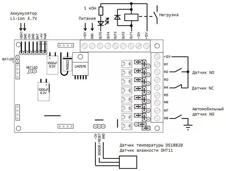 Gsm сигнализация схема подключения Cid номер gsm сигнализация что это - фото - АвтоМастер Инфо