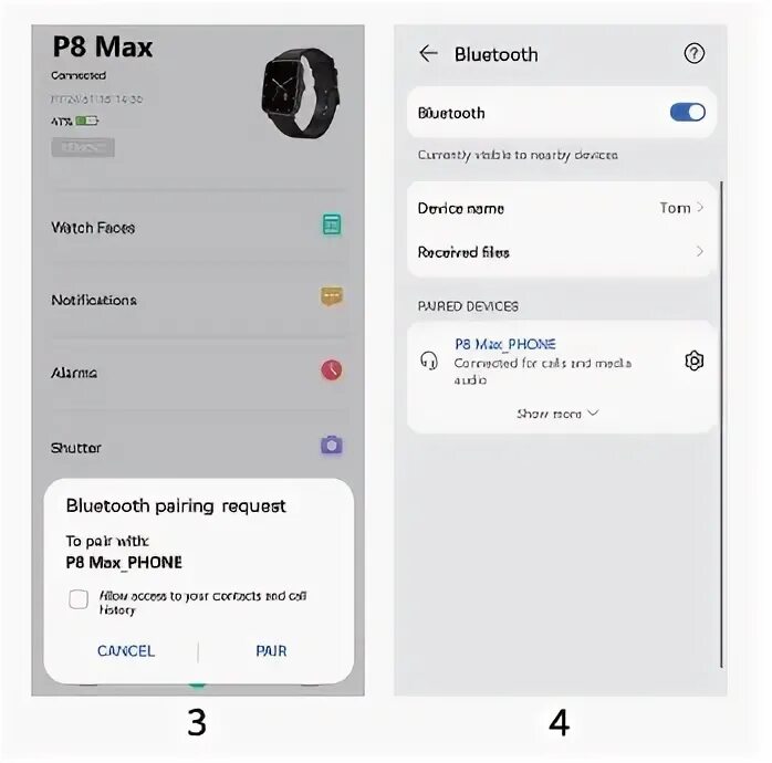 Gt4 max подключение к телефону Смарт-часы COLMI P8 Max Руководство пользователя