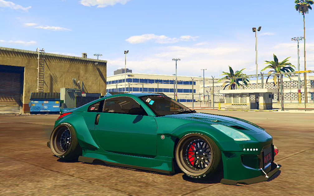 Gta 5 rp чип тюнинг машины Скачать Grand Theft Auto 5 "Nissan 350z Rocket Bunny Kit Stanced 0.1"