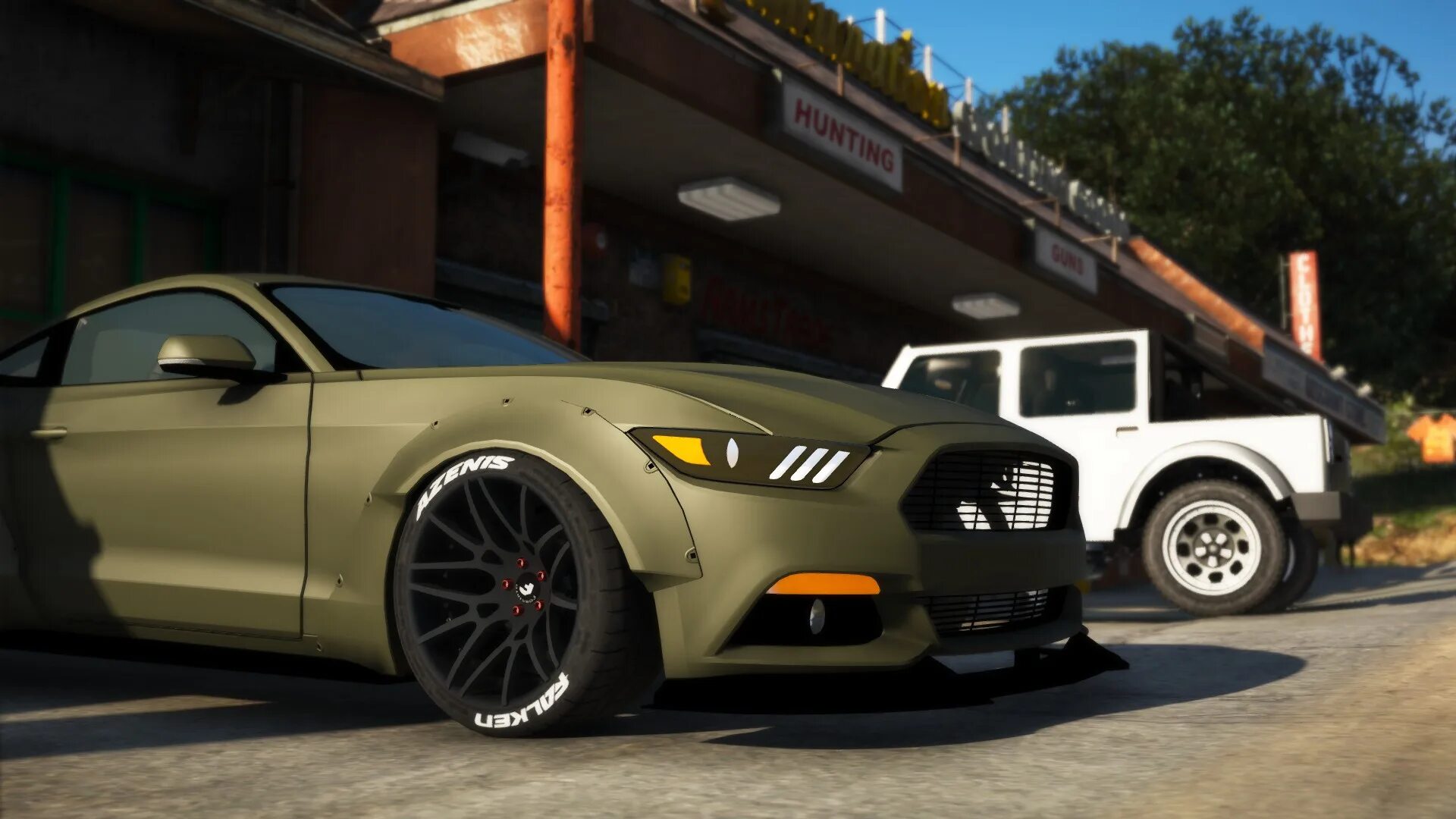 Gta 5 rp тюнинг авто WideBody Ford Mustang FiveM Replace Addon - GTA5-Mods.com